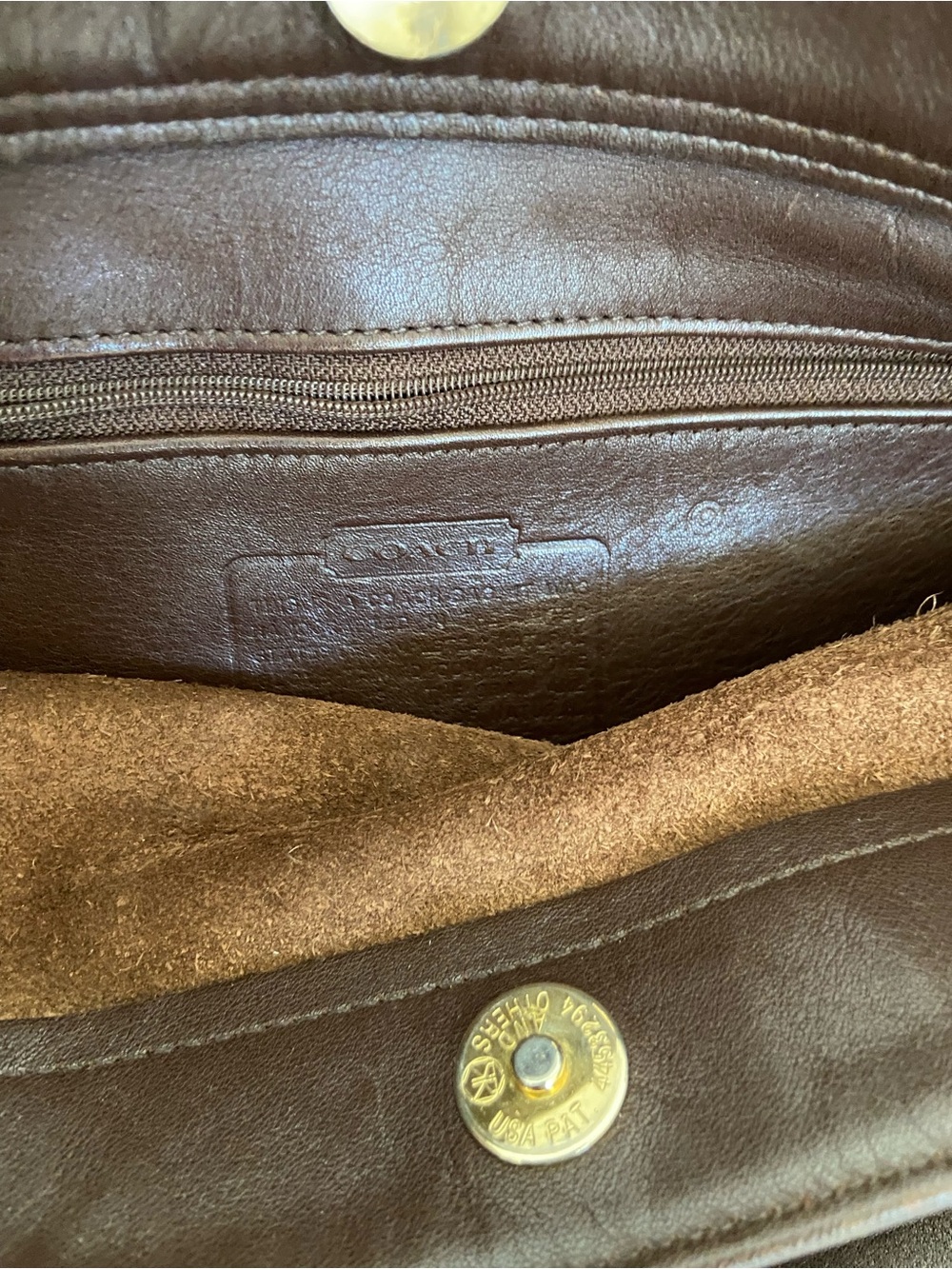 Vintage Coach Lafayette 4140 Brown Leather Shoulder Bag Excellent Condition - Picture 5 of 11